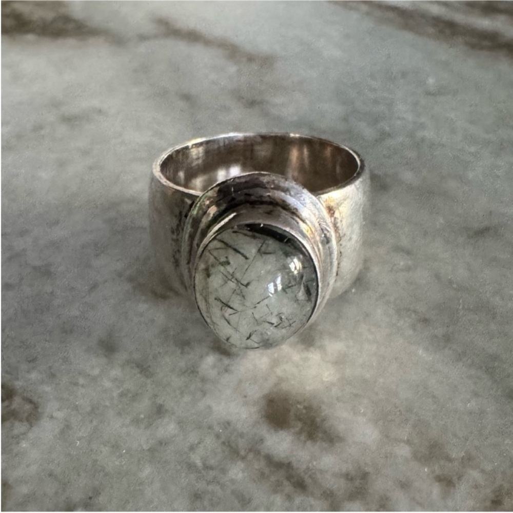 Sundance Rutilated Quartz Silver Ring